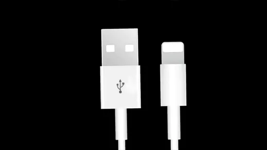전화 USB2.0 2.4A 고속 충전 Mfi 인증서 케이블용 초내구성 철강선 데이터 케이블